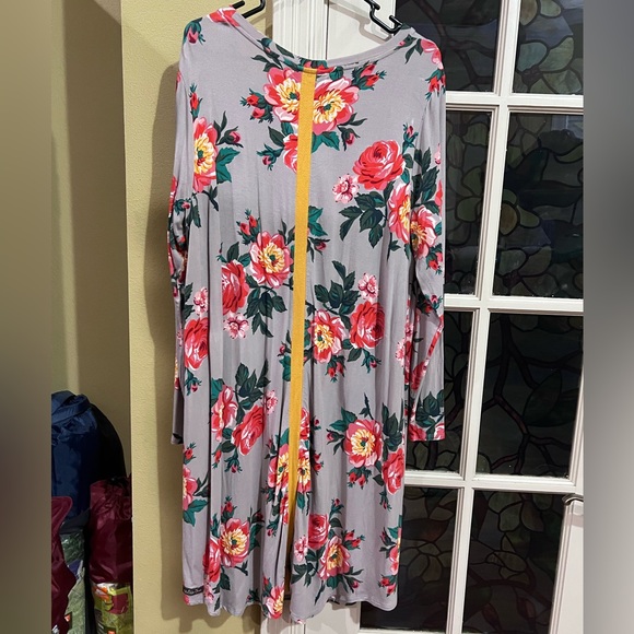 XXL Matilda Jane grey floral dress - Picture 2 of 4